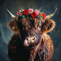 Verschmitzte Grazie: Ein Lächeln der Natur