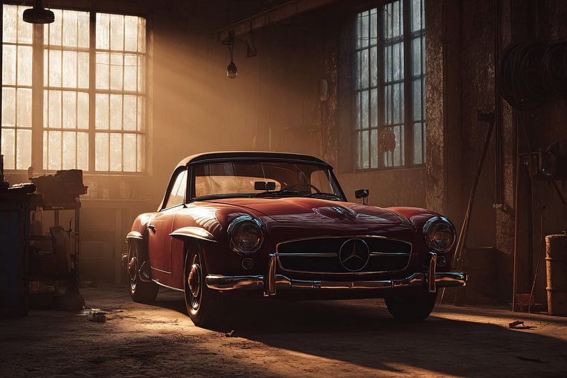 Garage gold in paint and chrome by Skyfall