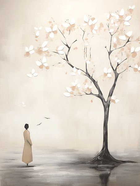 Japandi, Arbre à papillons par Caroline Guerain