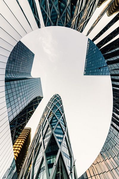 Tour CBX in La Defense, Parijs van Mitchell van Eijk