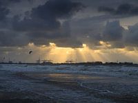 Wolkenbrüche über Zeebrugge