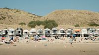 Children playing on the beach of Dishoek