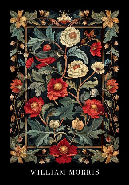 William Morris Poster by Niklas Maximilian