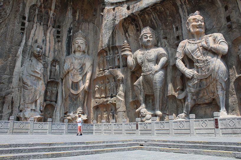Longmen grotten  China von Berg Photostore