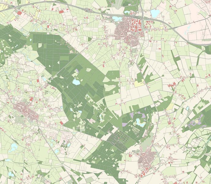 Carte de Alphen-Chaam par Rebel Ontwerp