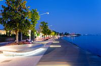 Blick auf den Pier in Bardolino, IT