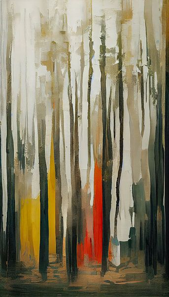 Bäume abstrakt von Bert Nijholt