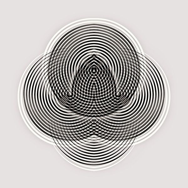 Regenbogen Blume von Mad Dog Art