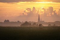 Breda Sunrise Haagse Beemden, view of Terheijden