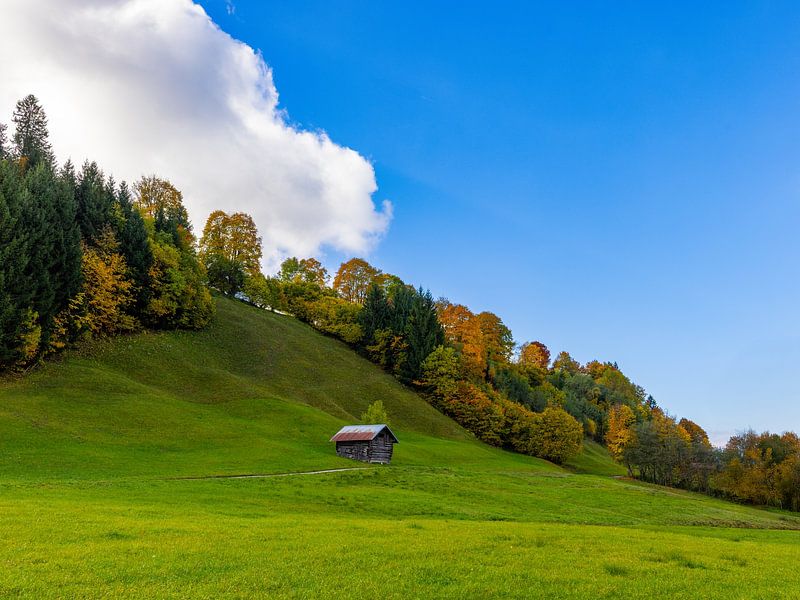 Paysage d'automne idyllique à Garmisch-Partenkirchen, Haute-Bavière par Christina Bauer Photos