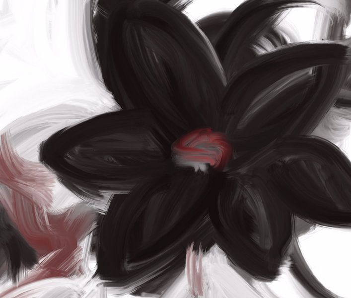 „Lilie - sei Du selbst“ - Florale Schönheit und Eleganz einer einzelnen Blume von Susanna Schorr