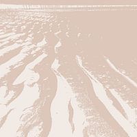 Suna - Zand patroon Grafische print