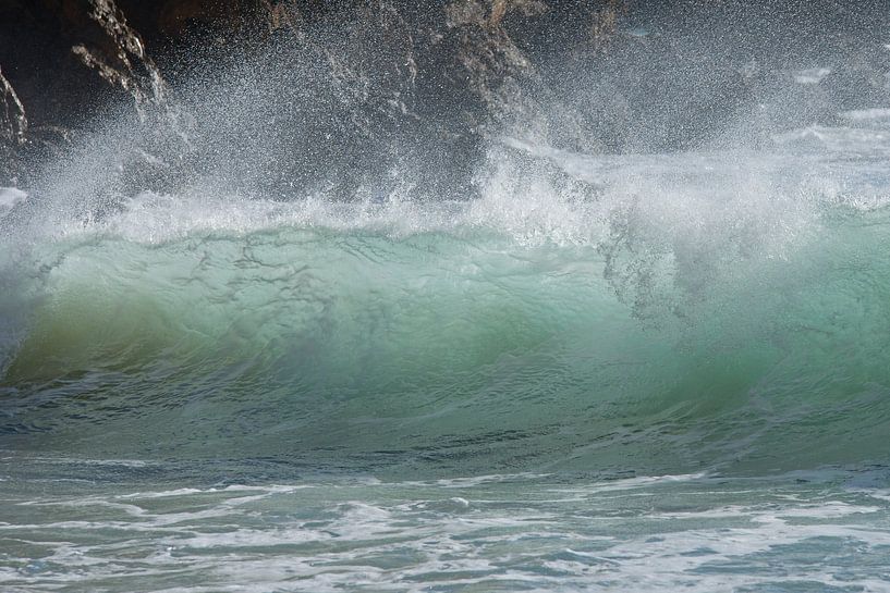 Vagues sur l'Algarve par Barbara Brolsma