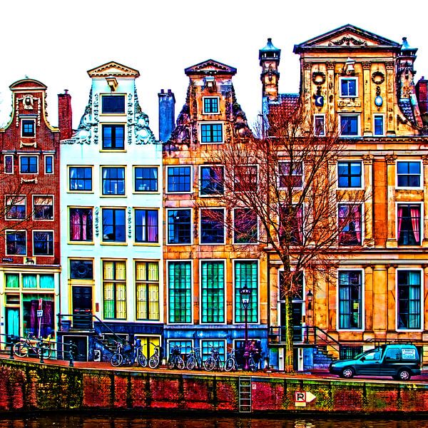 Colorful Amsterdam #113 von Theo van der Genugten