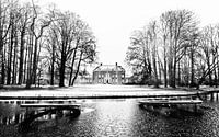 Winter in Zeist. The snow at the Castle Zeist