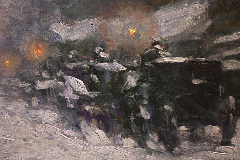 Childe Hassam, Winter, Mitternacht,1894 von Atelier Liesjes