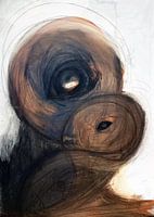 Moeder met kind - Schilderij