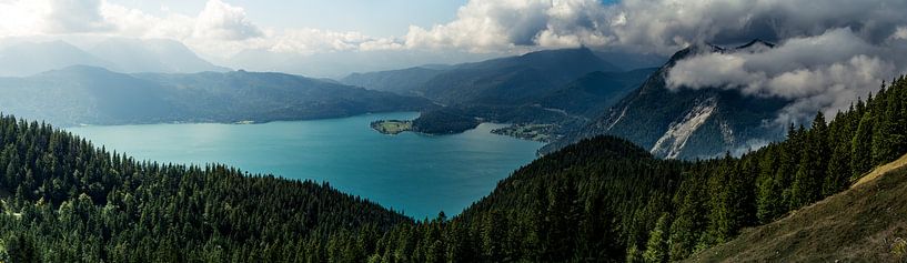 Panorama du Walchensee par Alexander Dorn