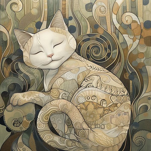 Malerei Kater von Wunderbare Kunst