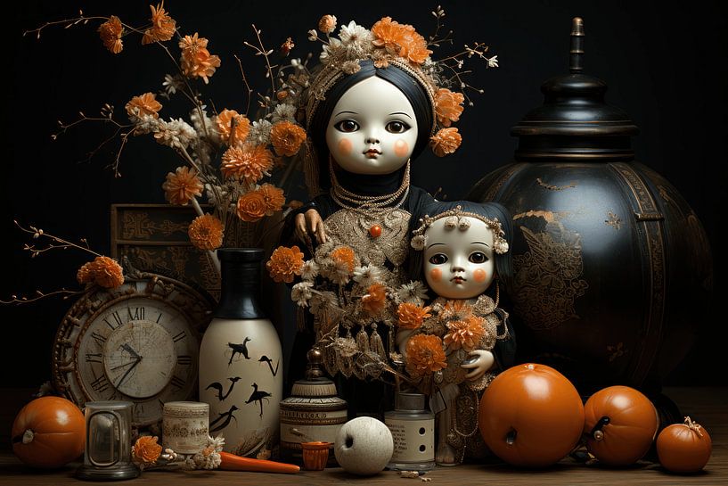 Asian still life by Ton Kuijpers