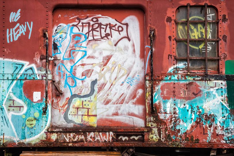 Grafiti Wagon @ Gare du Hombourg by Rob Boon