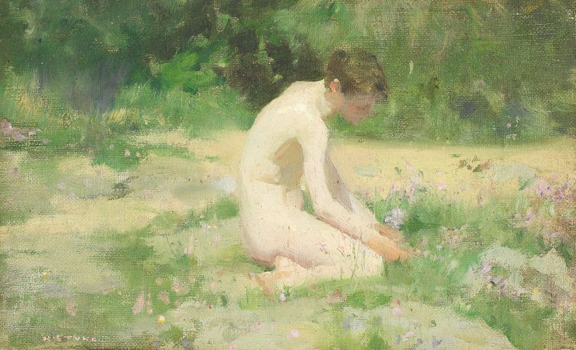 Sea-pinks, Henry Scott Tuke by Masterful Masters