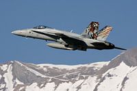 F18 Over the Alps
