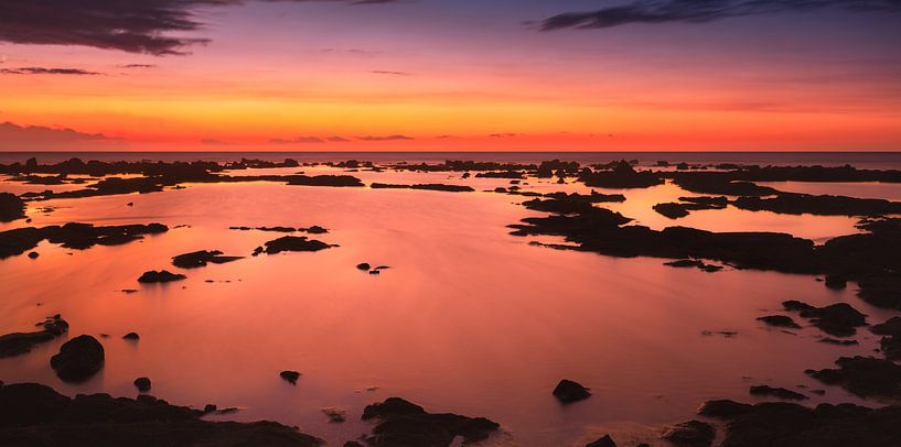 Sonnenuntergang The Big Island, Hawaii von Henk Meijer Photography
