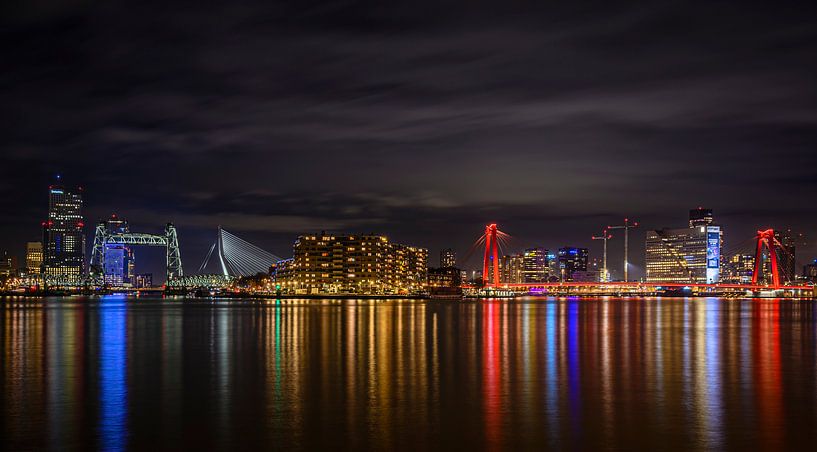 Rotterdam skyline by Alvin Aarnoutse