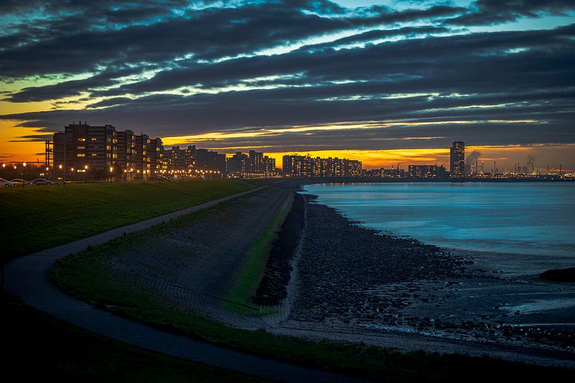 Skyline Terneuzen. von Wesley Kole