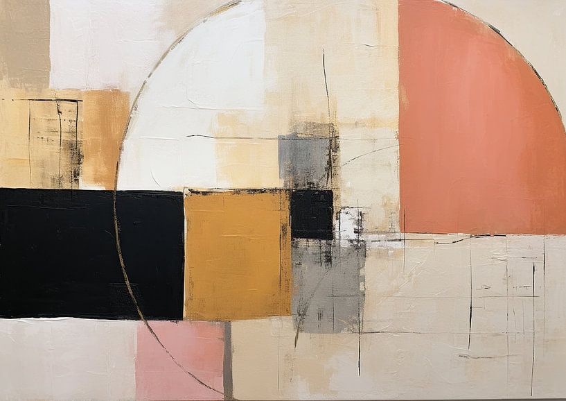 Abstract Harmony | Abstract Peach Fuzz by Abstract Painting