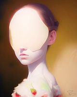 Mädchen im Erdbeerkleid