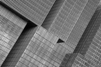 nhow hotel Rotterdam van architect Rem Koolhaas in zwart/wit