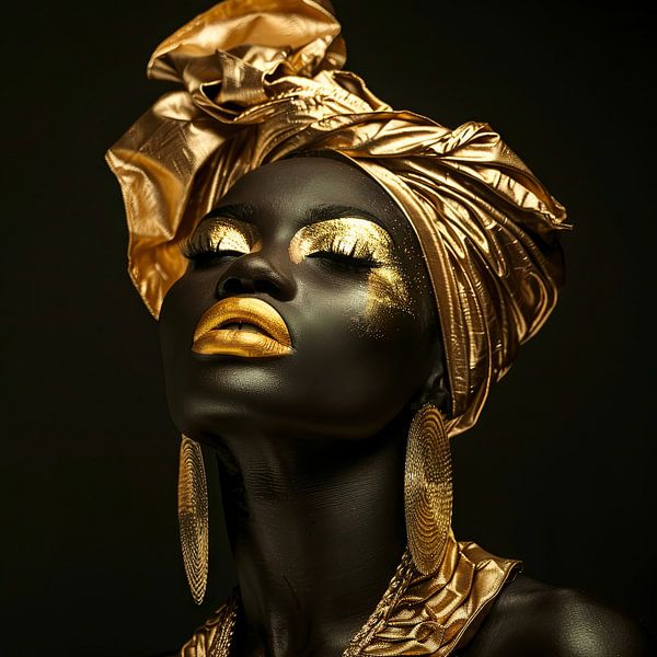 L'élégance dorée par Poster Art Shop