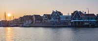Coucher de soleil au port de Volendam II