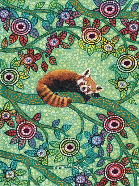 Der kleine rote Panda Träumer von Manon Elmendorp