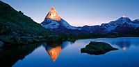 Matterhorn und Riffelsee, Schweiz