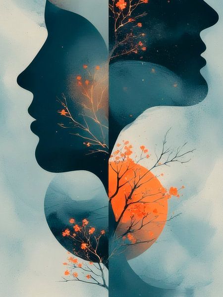 Zwischen Licht und Schatten - Abstraktion von A.D. Digital ART