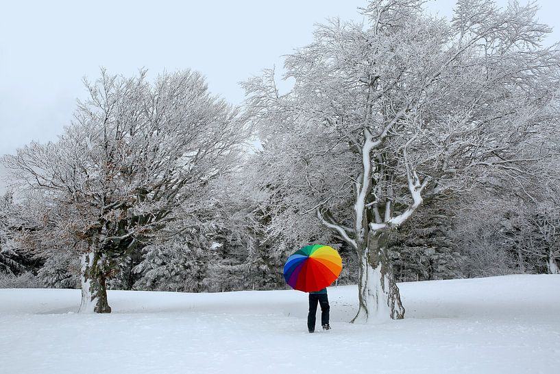 Winter painting Schauinsland by Patrick Lohmüller