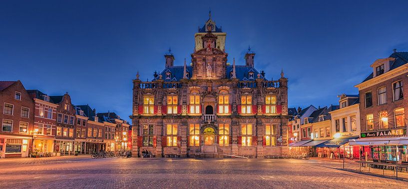 The city hall of Delft, in the Dutch province of South Holland, staa by Bas Meelker