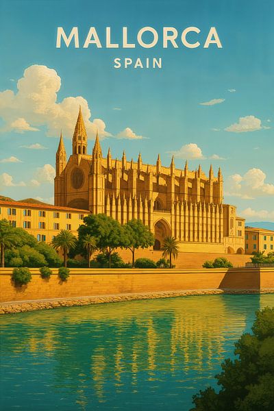 Mallorca von Poster Art Shop