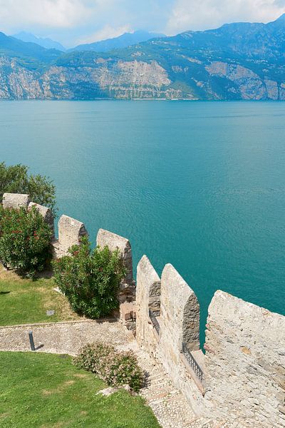 Lake Garda near Malcesine in Italy by Heiko Kueverling