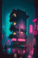 Lonely Building, vaporwave