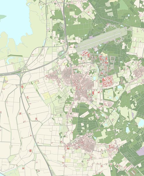 Carte de Woensdrecht par Rebel Ontwerp