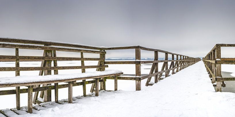 Steg am Federsee von Walter G. Allgöwer