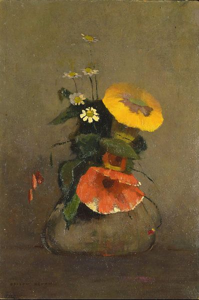 Odilon REDON Phase of Flowers (2) by finemasterpiece