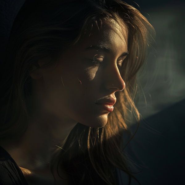 Frauenportrait von Poster Art Shop