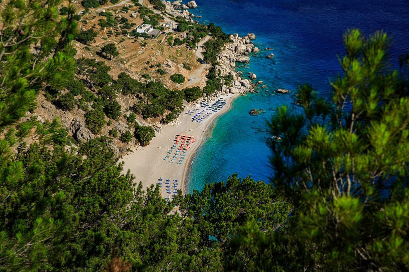 Apella Beach, a paradise beach on the Greek island of Karpathos by Laura V