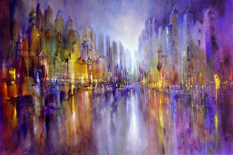 Stadt am Fluss par Annette Schmucker