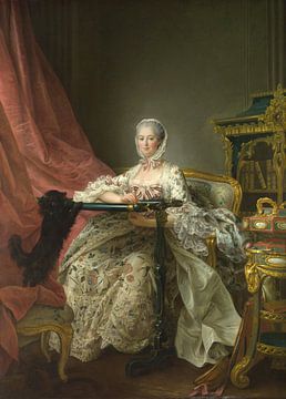 Porträt der Madame de Pompadour, François-Hubert Drouais